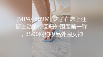 [MP4/ 809M] 妹子在床上还挺主动的，回归外围圈第一弹，3500网约极品外围女神